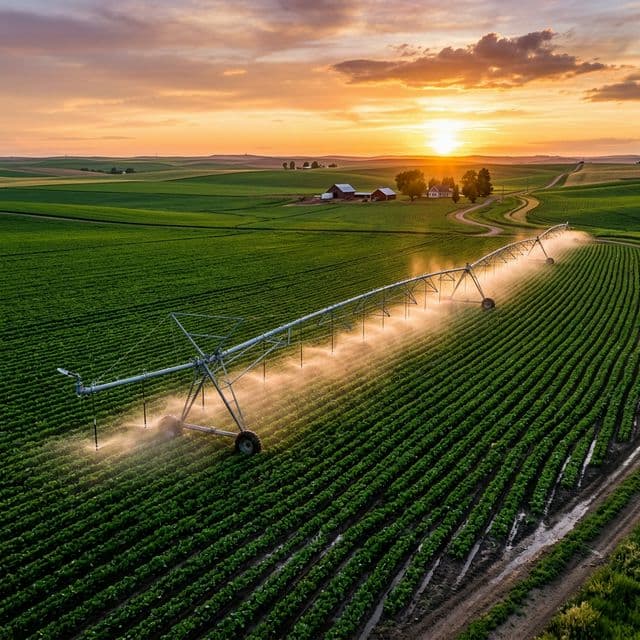 Tarım arazisi sulama sistemi